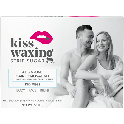 Kiss Waxing All In 1 Kotisokerointipaketti